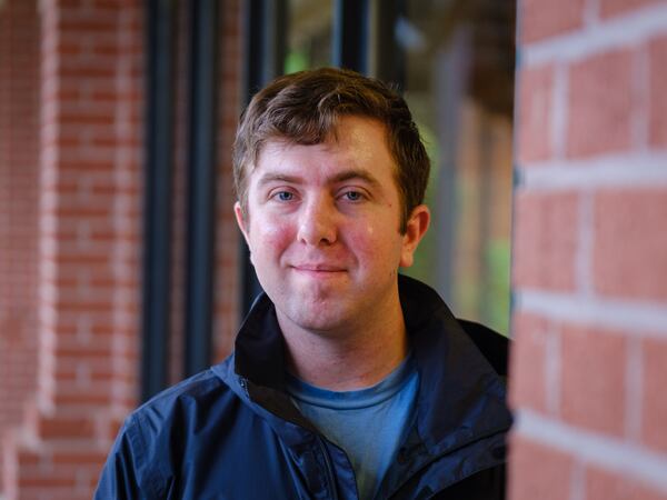 Kennesaw State University student John Longshore attended a recent training workshop for poll watchers that a Republican National Committee staffer led in Cumming. “There’s been a lot of finger-pointing and accusations, but I’m looking ahead at 2022 and 2024,” Longshore said. “I wanted to learn more about the legislative changes. This is my way of doing something about it — to familiarize myself with what’s happening in Georgia.” (Arvin Temkar / arvin.temkar@ajc.com)