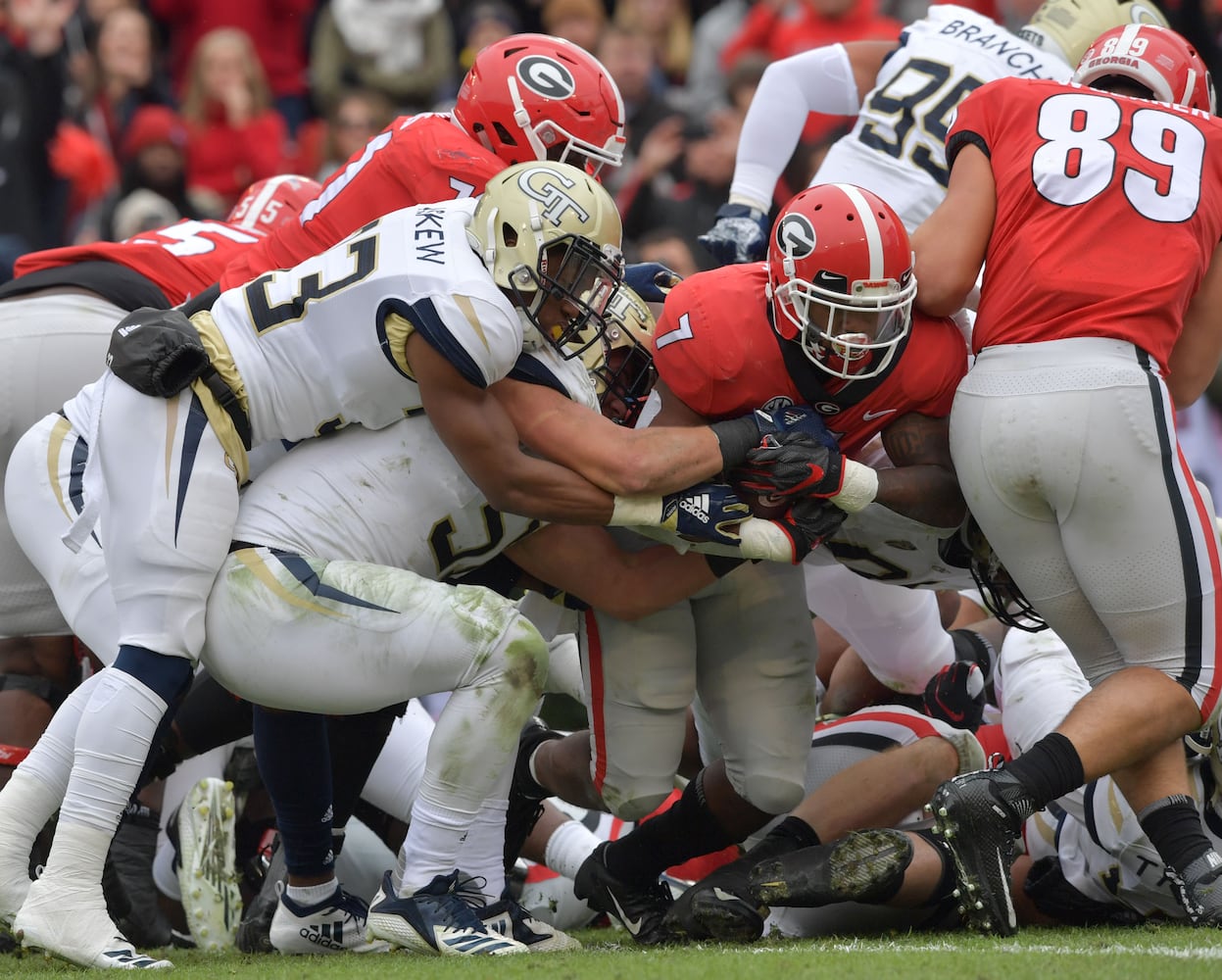 Photos: State rivals Tech, Georgia square off