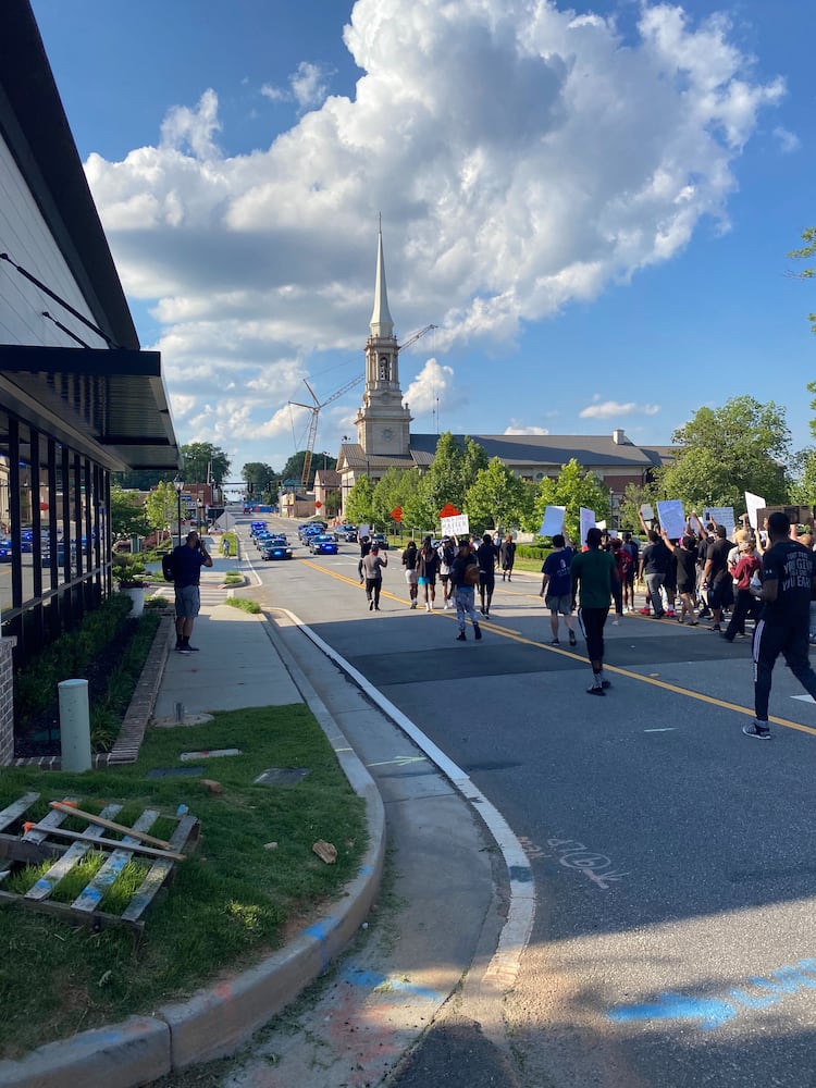 Photos: Protest in Lawrenceville