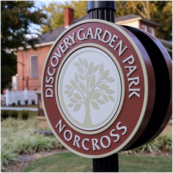 The city of Norcross will hold a grand opening for its new Discovery Garden Park on Saturday. (Facebook photo via city of Norcross)