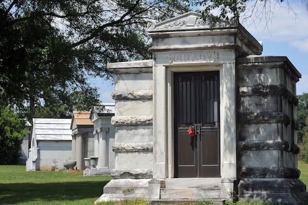 Henry Woodfin Grady is buried in Westview Cemetery in Atlanta. An editor of the Atlanta Constitution until his death, he gained fame through his writing and speeches.