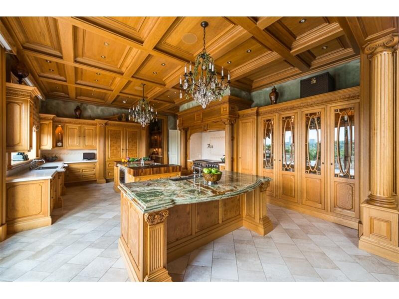 The kitchen in the main house. Photos: Atlanta Fine Homes Sotheby's International Realty