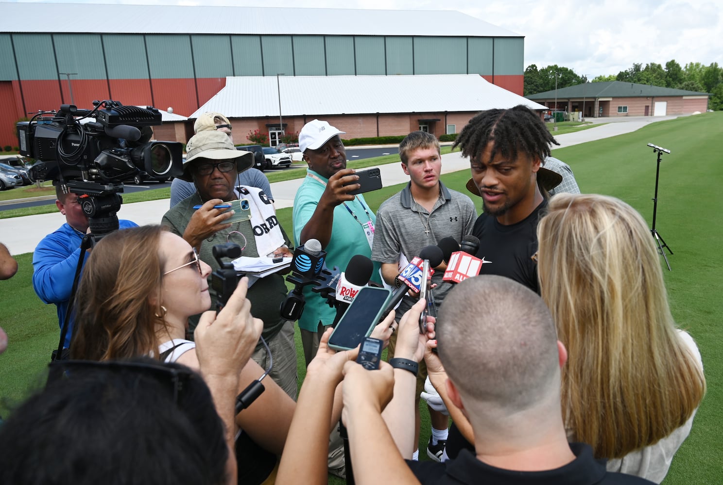 Falcons training camp - Day 1