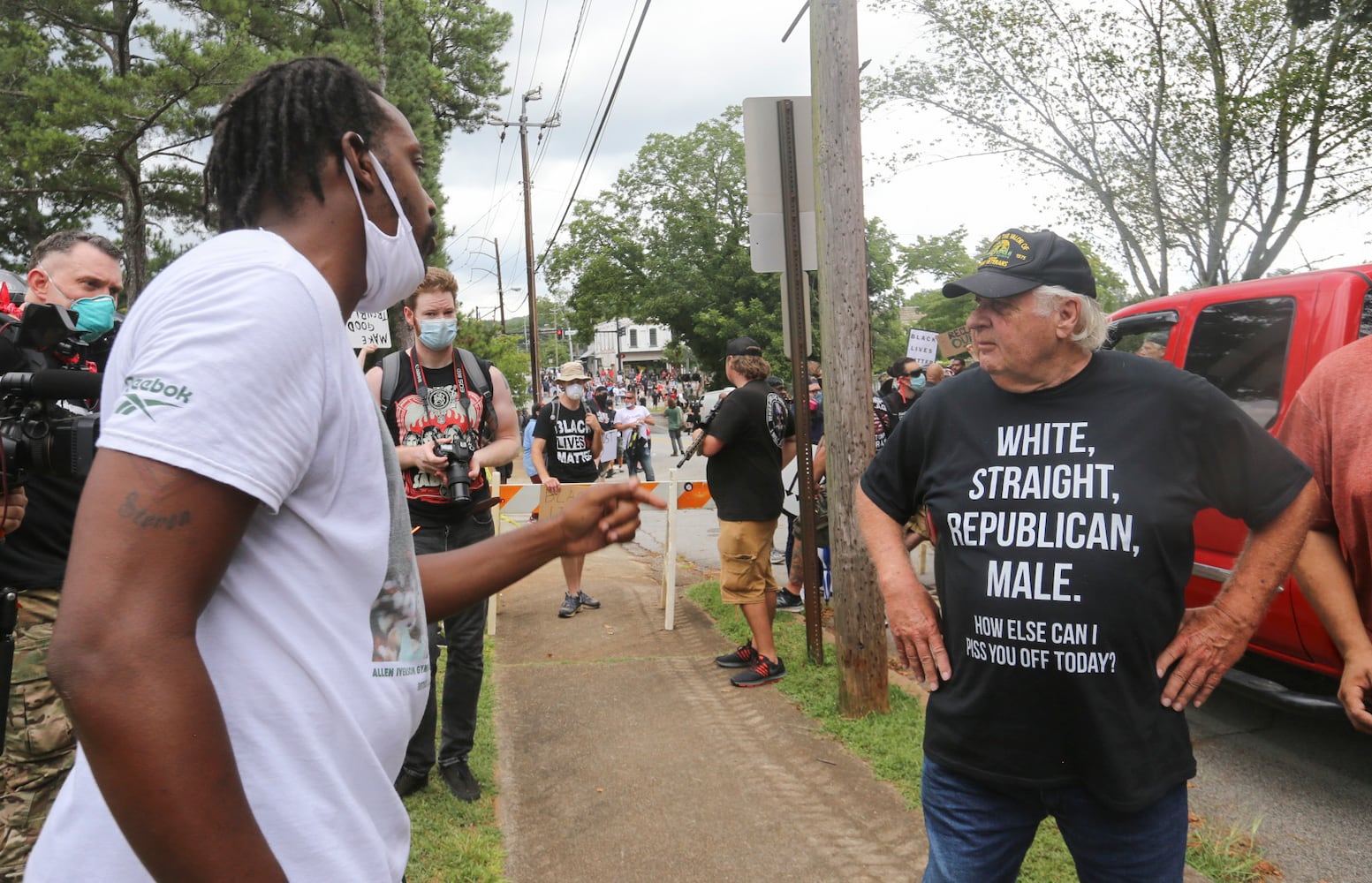 Stone mountain protest