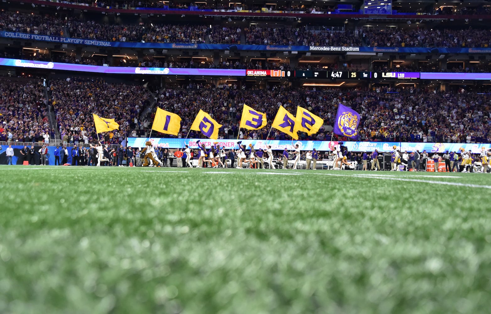 Photos: LSU, Oklahoma meet in Peach Bowl in Atlanta