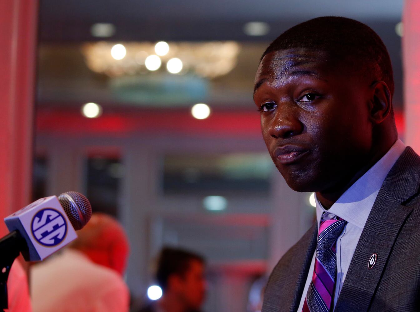 Photos: Kirby Smart talks UGA football at SEC Media Days