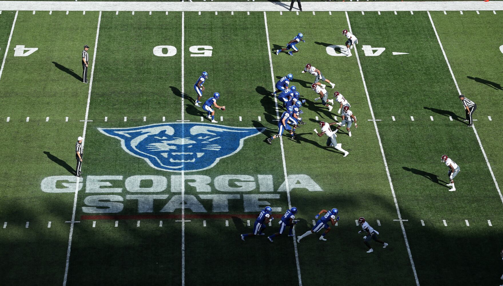 Photos: Georgia State plays at former Turner Field site