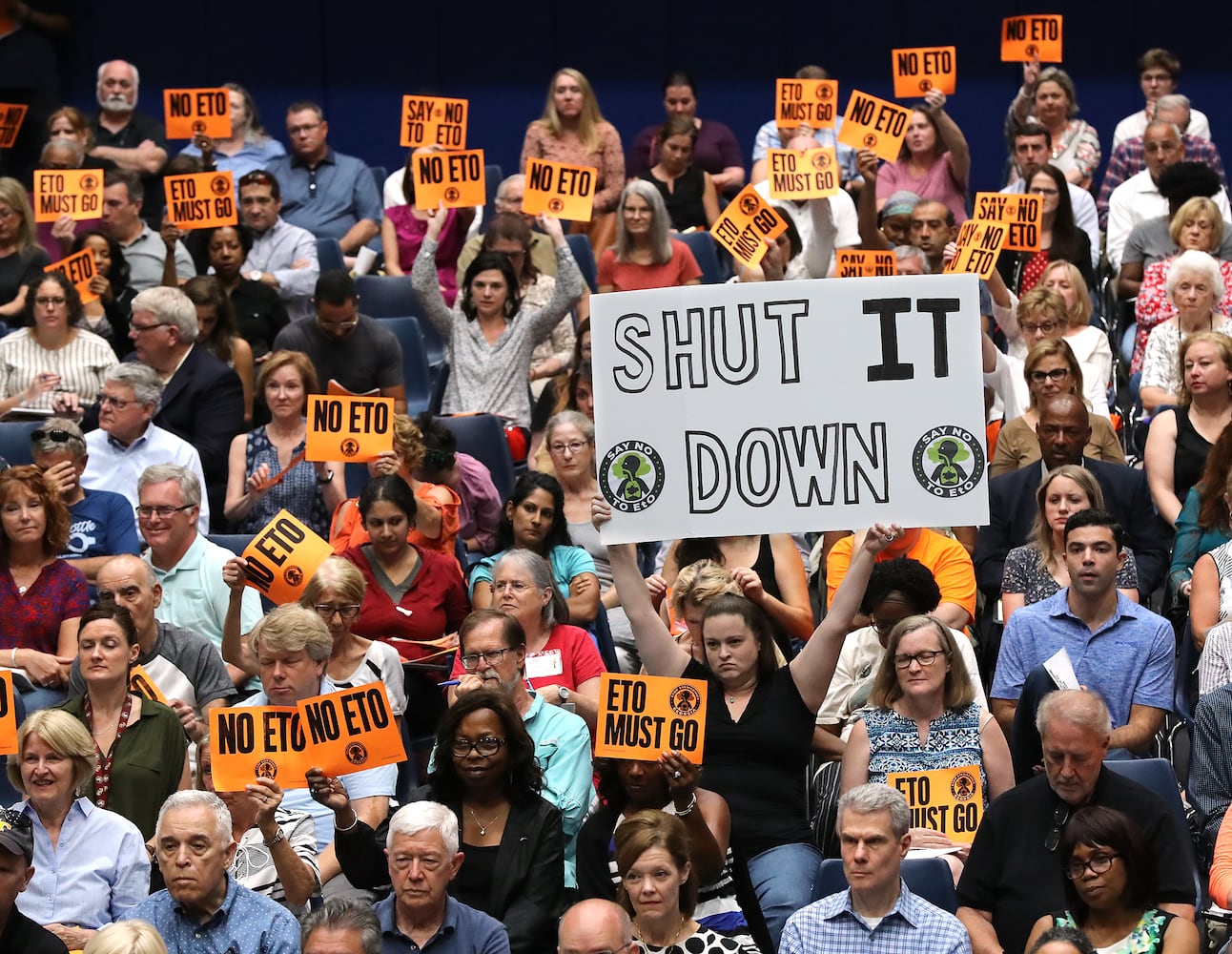 Photos: Cobb town hall meeting on Sterigenics