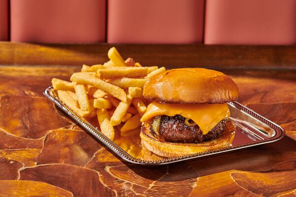 The Atrium Burger from the menu of Atrium at Ponce City Market.