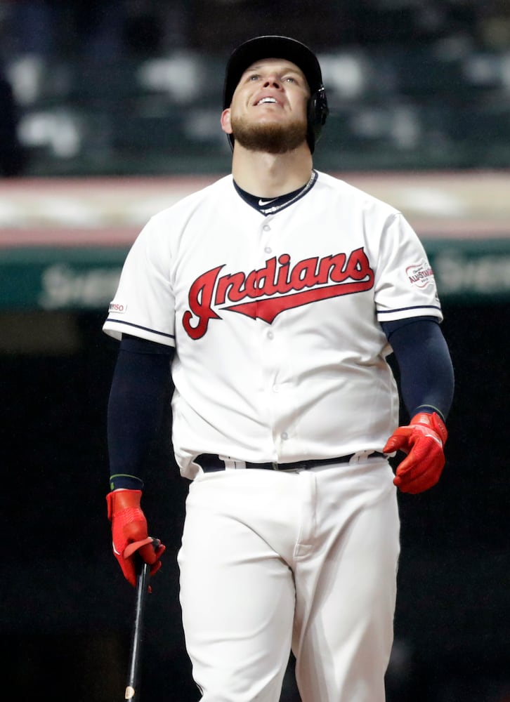 Photos: Braves stun Indians with Game 2 comeback