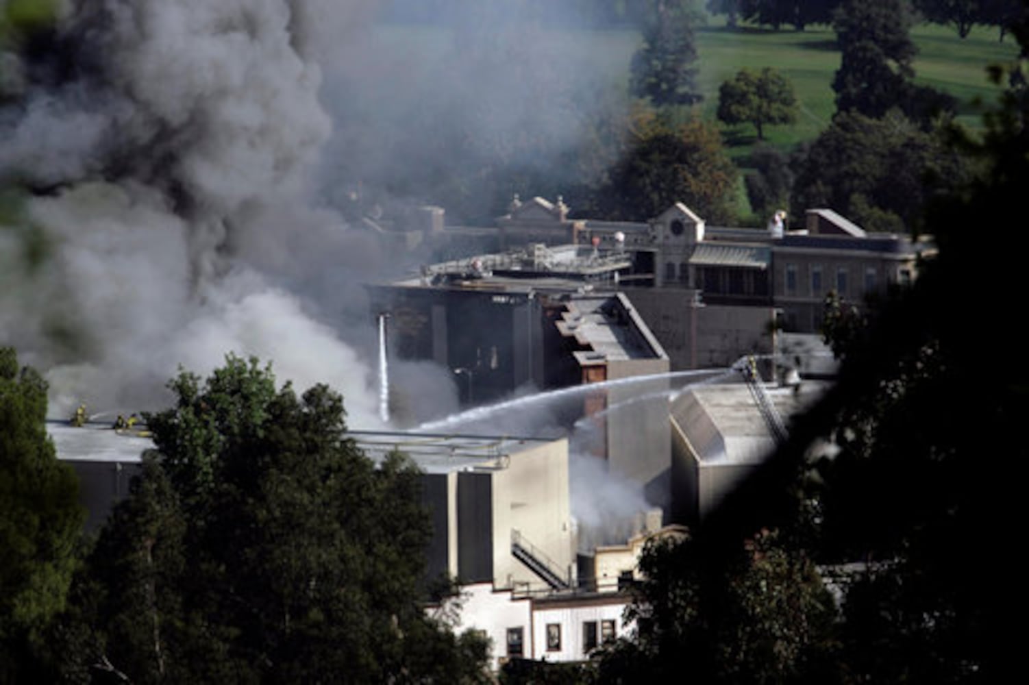 Fire at Universal Studios