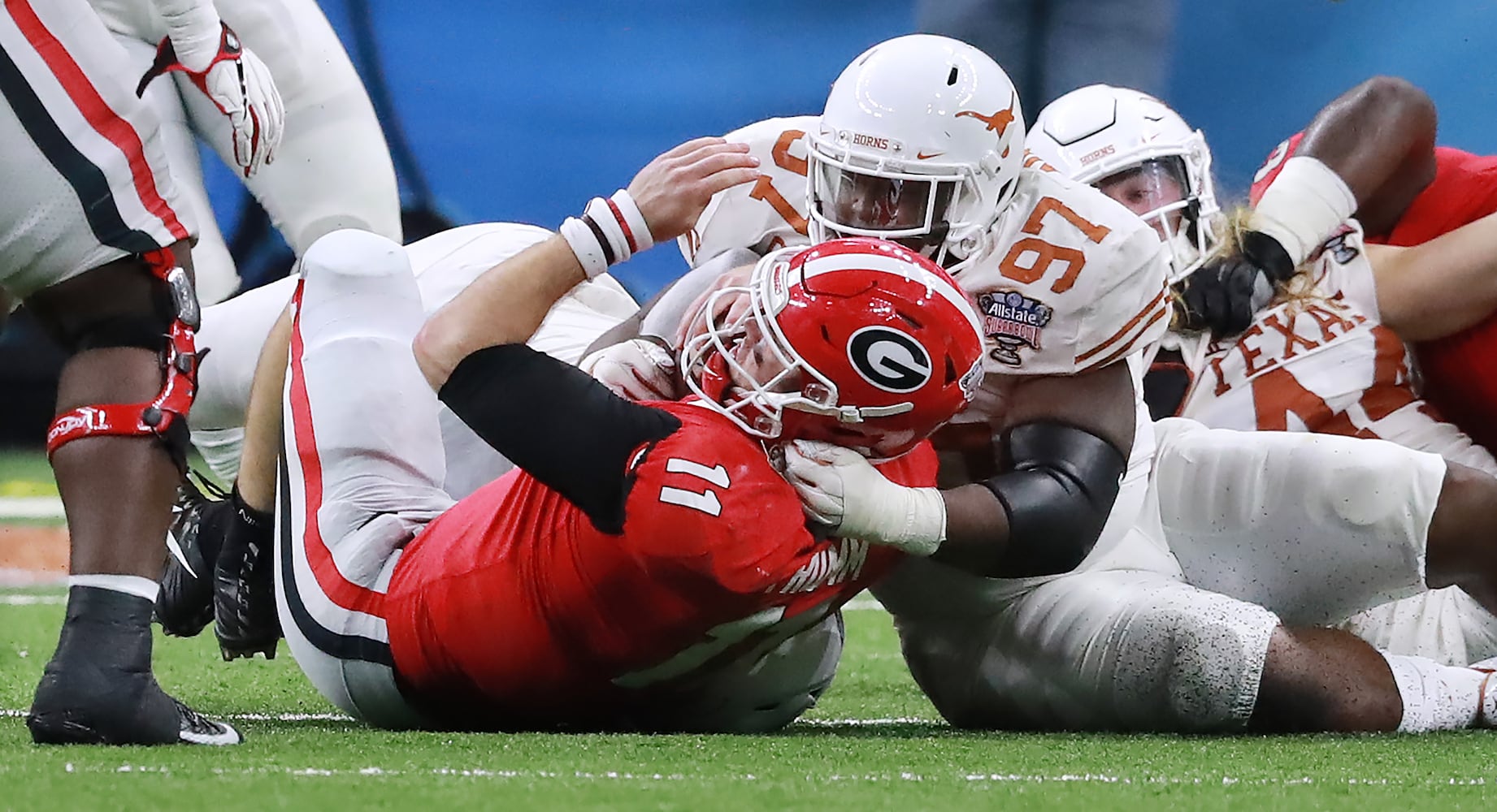 Photos: Georgia manhandled by Texas in the Sugar Bowl