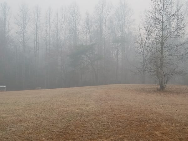 The Rough Ridge fire burned through thousands of acres of land in North Georgia by Monday. (Credit: Wyndle Bates)