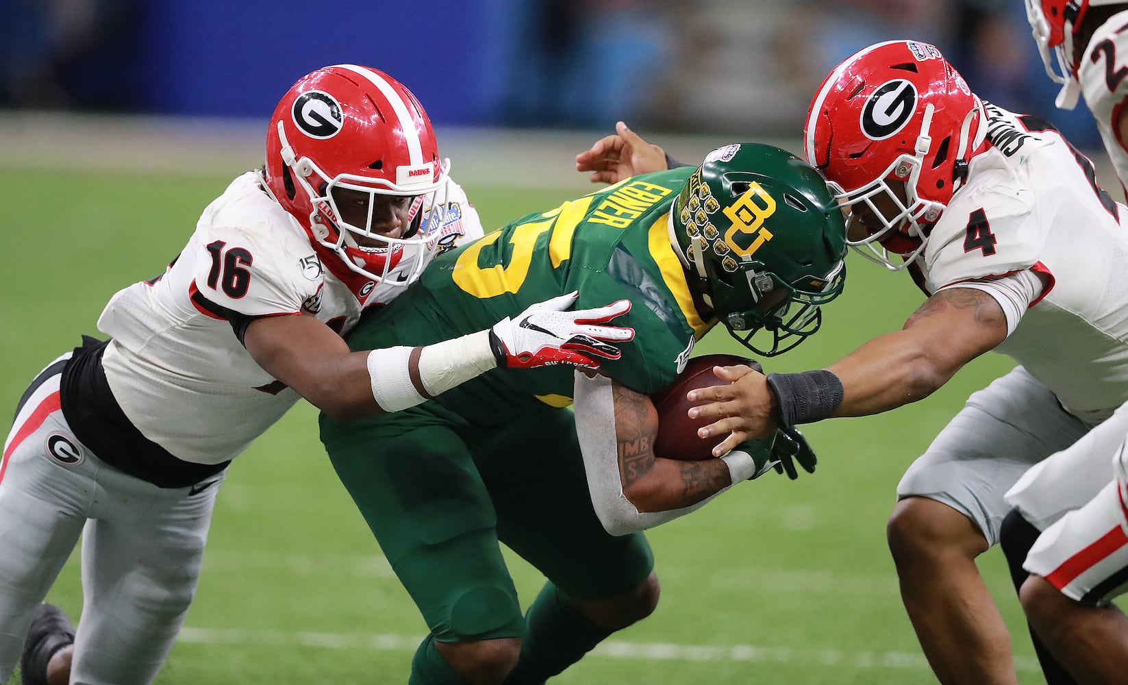 Photos: Bulldogs too much for Baylor in Sugar Bowl