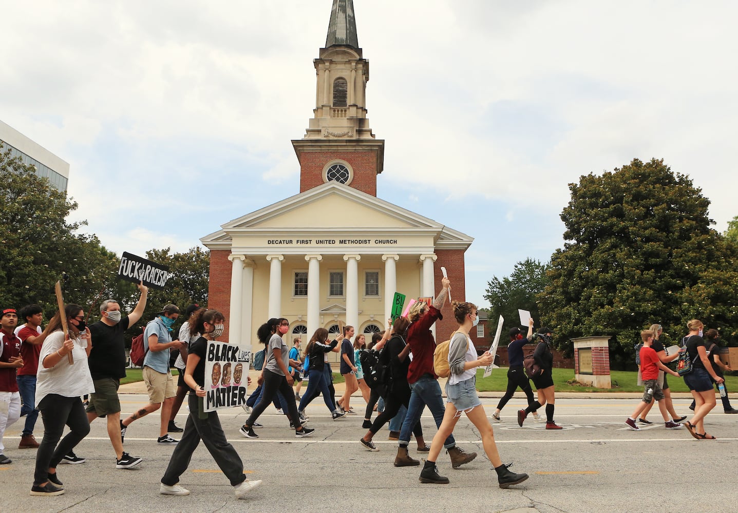 PHOTOS: Protesters gather across metro Atlanta