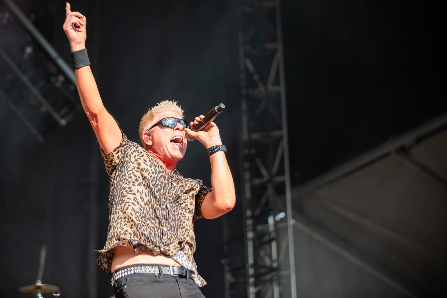 Atlanta, Ga: The Offspring brough all the hits to a sing-along crowd at the Piedmot stage. Photo taken Saturday May 4, 2024 at Central Park, Old 4th Ward. (RYAN FLEISHER FOR THE ATLANTA JOURNAL-CONSTITUTION)