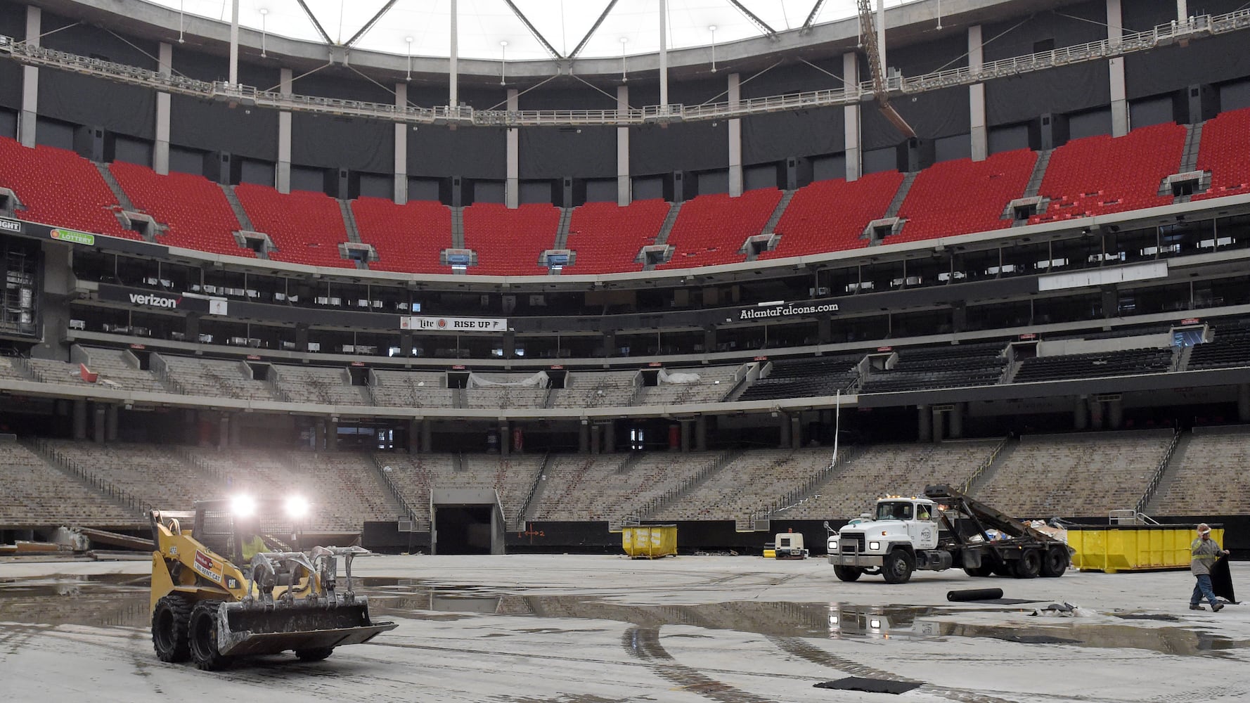 Demolition of Georgia Dome begins