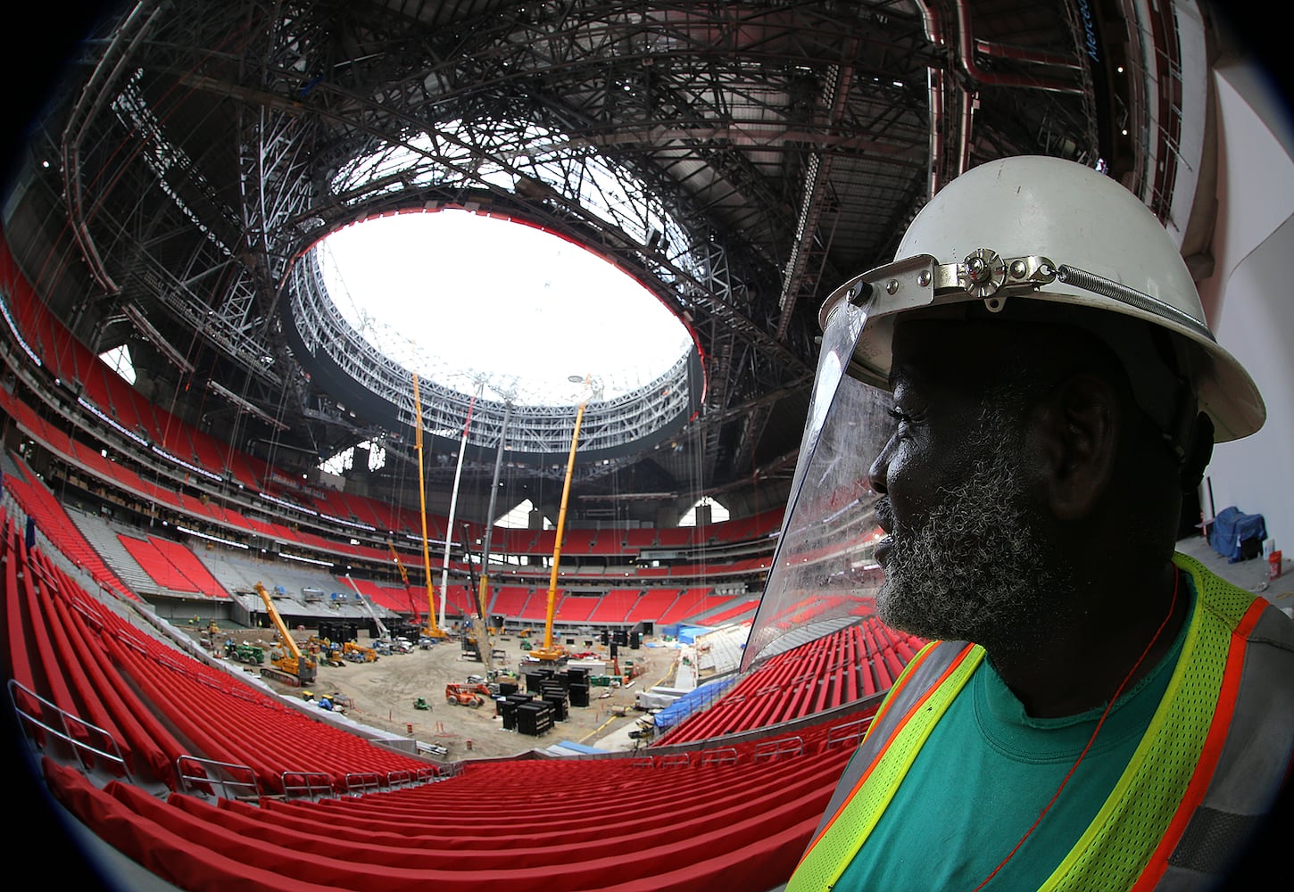 The new Falcons stadium