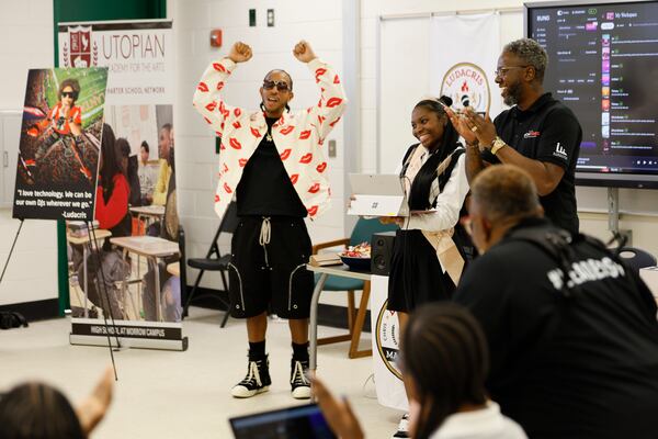 Ludacris at the Utopia Academy for the Arts. 