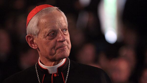 VATICAN CITY, VATICAN - MAY 02:  Cardinal Donald Wuerl attends a conference on the canonization of Junipero Serra in light of 'Ecclesia in America' on May 2, 2015 in Vatican City, Vatican. Pope Francis has announced he intends to canonize Blessed Junipero Serra during his visit to the United States in September.  (Photo by Franco Origlia/Getty Images)