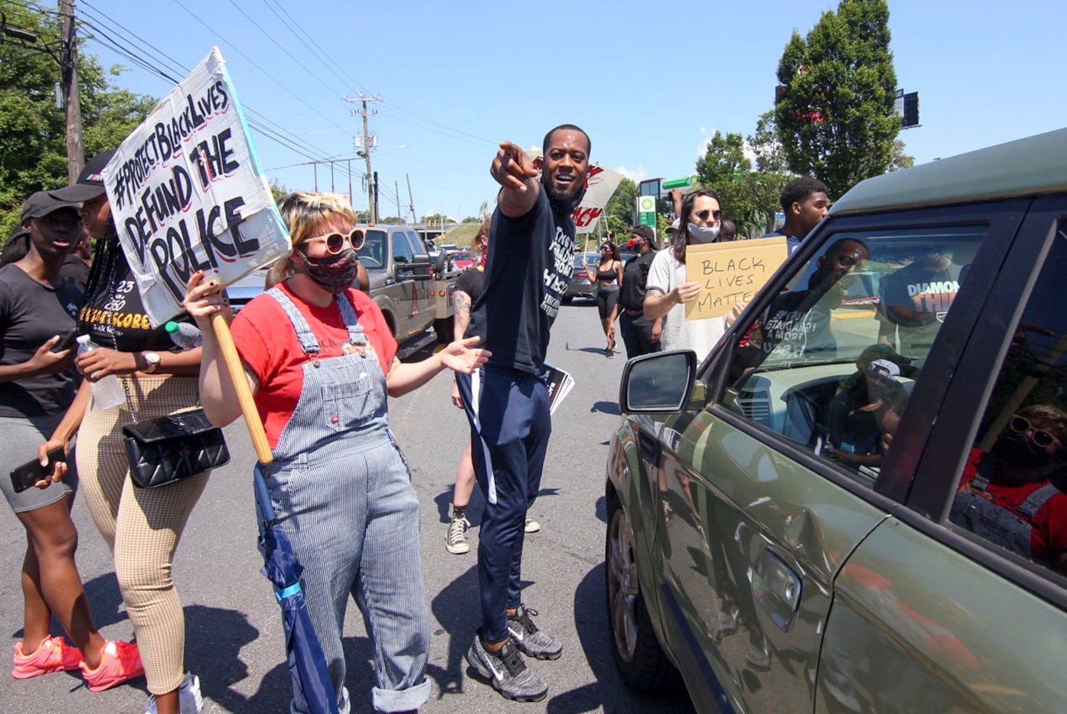 PHOTOS: Protesters hold demonstration in Atlanta over police shooting of Rayshard Brooks