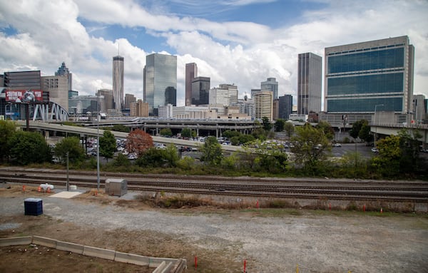 'The Gulch' stretches from the Five Points MARTA station to Mercedes-Benz Stadium in Atlanta. (Phil Skinner/AJC)