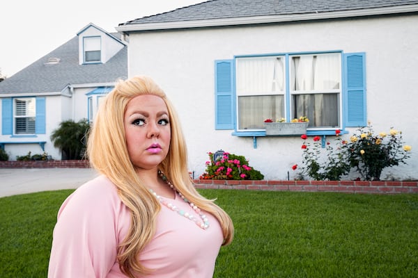 Los Angeles artist Genevieve Gaignard's "Lace Front Lawn."
Courtesy of Genevieve Gaignard