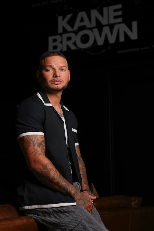 Kane Brown poses for a portrait Tuesday, Dec. 10, 2024, in Nashville, Tenn. (AP Photo/George Walker IV)