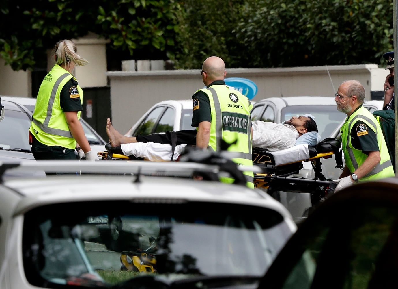 Photos: Mass casualties reported in New Zealand mosque shooting