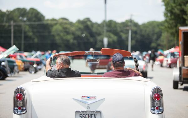 More than 300 cars filled the parking lot of Jim R. Miller Park in Marietta for the Creepers Car Club's Fun Run event Saturday, June 10, 2017.