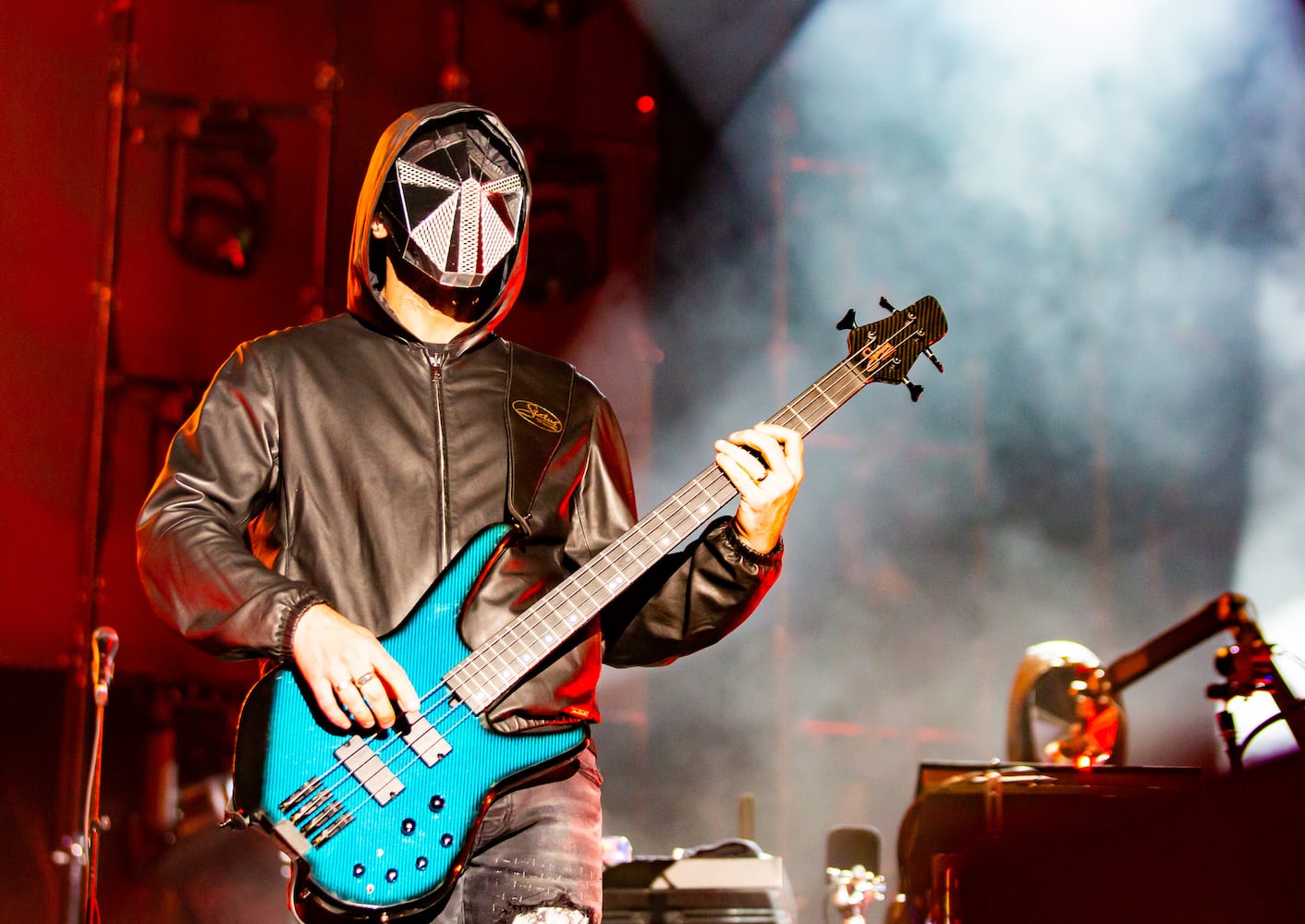 Headliner band Muse closes out the second day of the Shaky Knees Music Festival at Atlanta's Central Park on Saturday, May 6, 2023. (RYAN FLEISHER FOR THE ATLANTA JOURNAL-CONSTITUTION)
