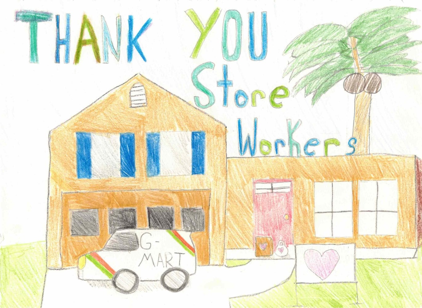 Art from the Heart: Kids thank front-line workers