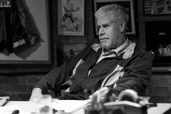 This image released by Falling Forward Films shows Ron Perlman in a scene from "Day of the Fight." (Falling Forwrd Films via AP)