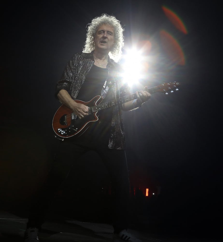 Queen + Adam Lambert rocked sold out State Farm Arena on Monday, October 23, 2023.
Robb Cohen for the Atlanta Journal-Constitution