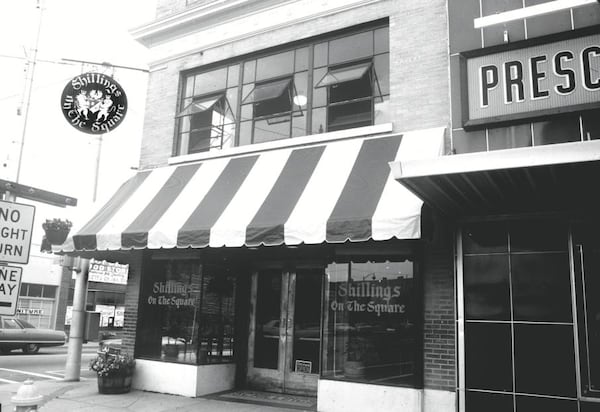 Shillings in the 1980s, not long after the location became a restaurant. Photo courtesy of the Marietta Museum of History.