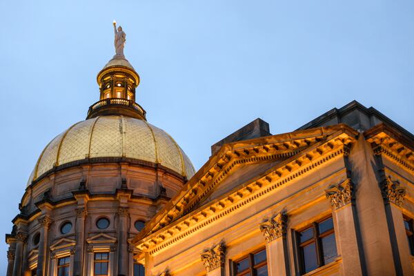 The Georgia state Capitol in Atlanta. (Natrice Miller/The Atlanta Journal-Constitution)