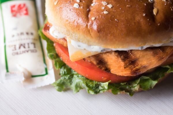 Chick-fil-A Grilled Spicy Chicken Deluxe Sandwich