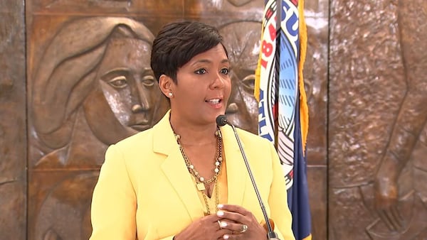 Mayor Keisha Lance Bottoms announces on May 7, 2021, that she won't seek reelection.