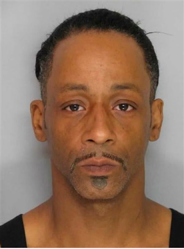 This police booking photo released by the Gainesville Police Department on Monday, March 1, 2016 shows comedian Katt Williams after being arrested following an alleged altercation with an employee of a pool supply business. Hall County sheriff’s Deputy Nicole Bailes said in an email that Williams faces a misdemeanor battery charge and was being held on $5,000 bond. (AP Photo/Gainesville Police Department)