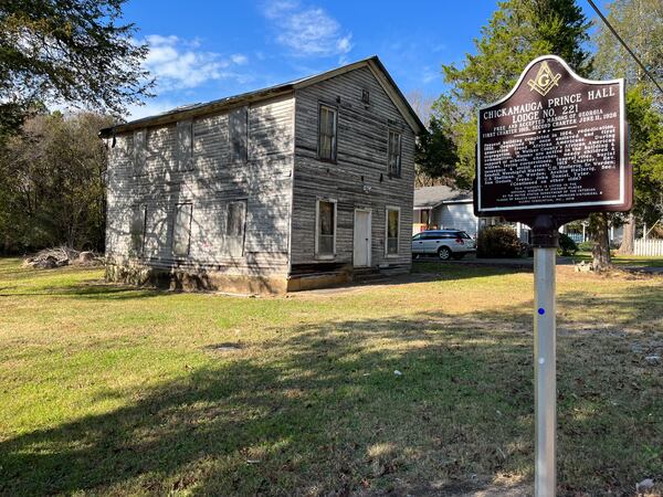 Chickamauga Masonic Lodge. Courtesy of Georgia Historic Trust