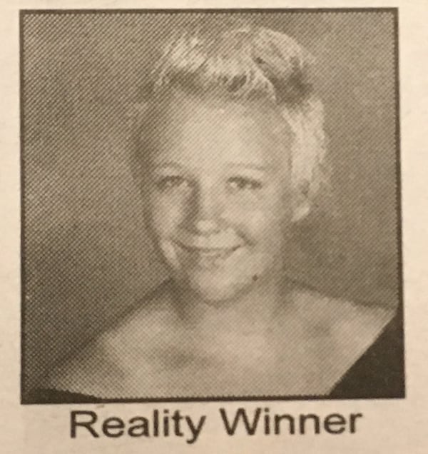  Reality Winner's high school graduation photo ran in the Kingsville Record and Bishop News in 2010.