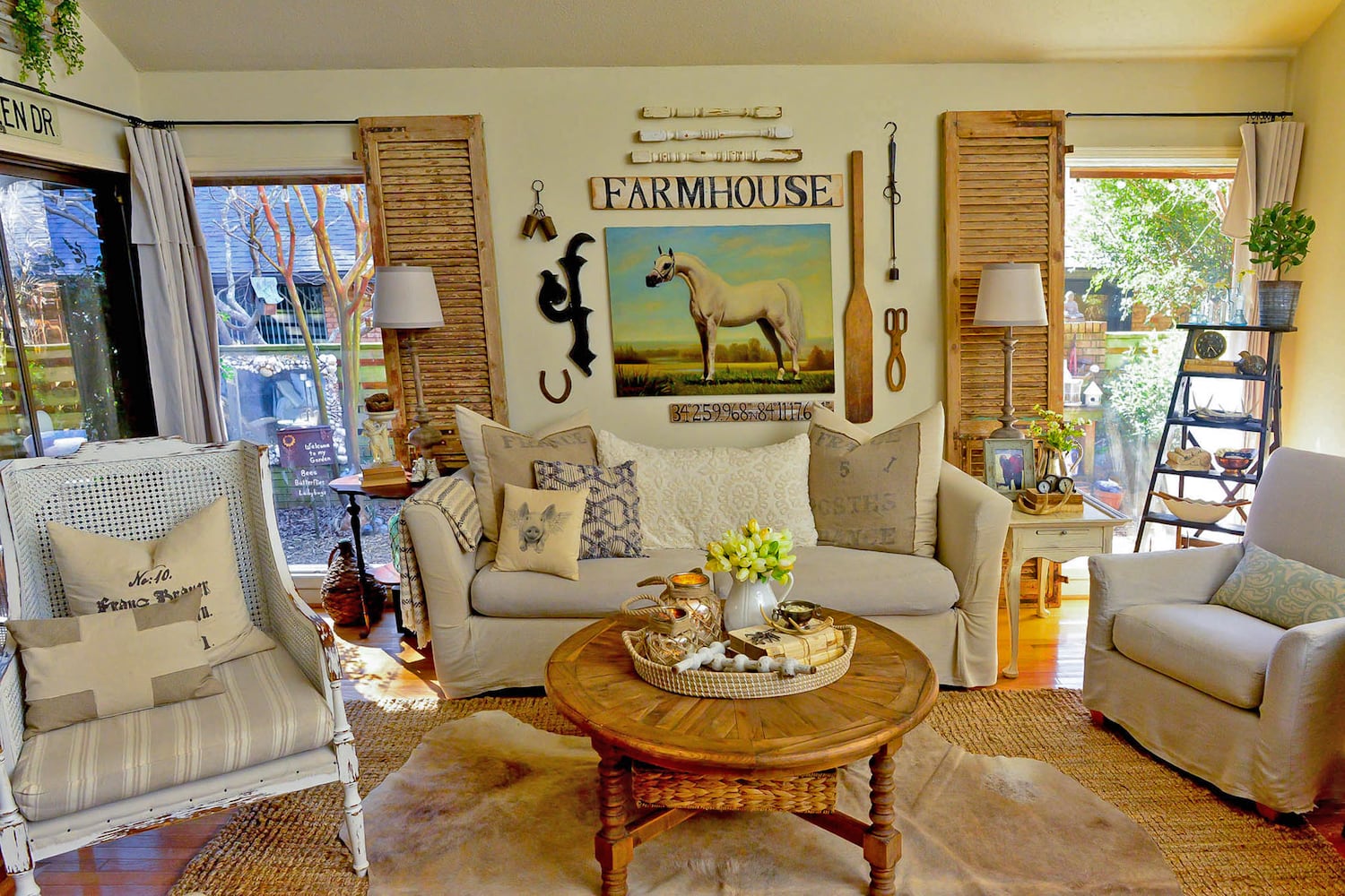 Antique finds give Atlanta home French, cottage flair