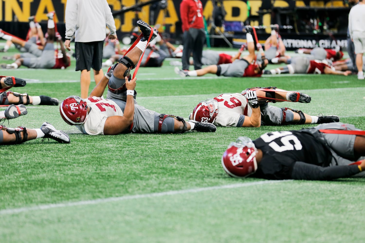 Photos: The scene as Georgia, Alabama prepare for national title game