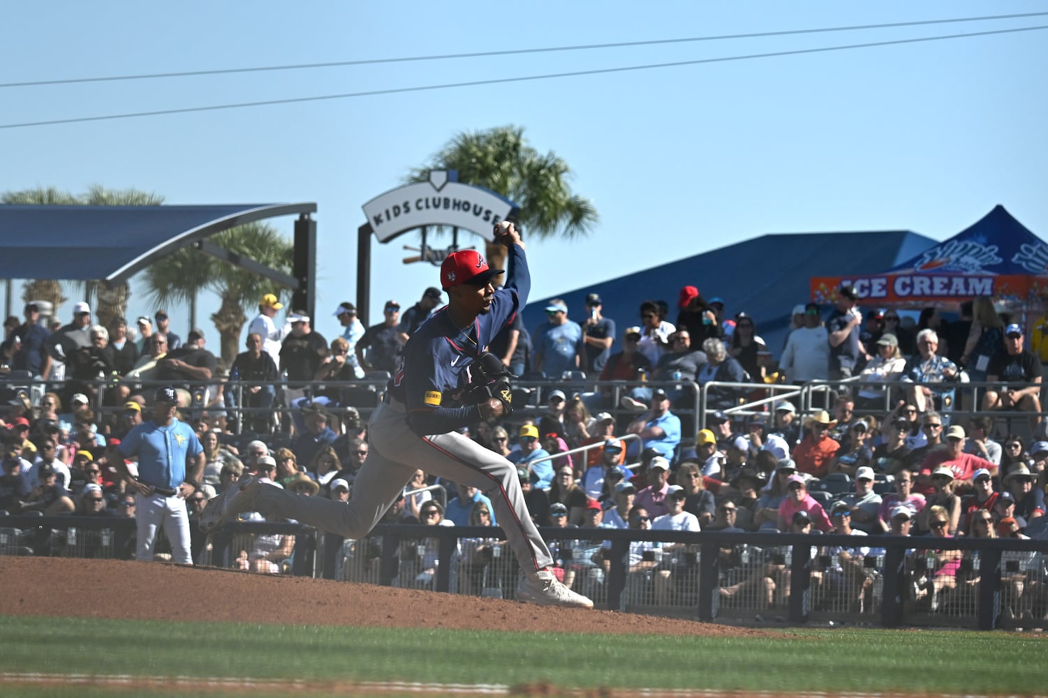 Braves vs Rays Spring Training game 