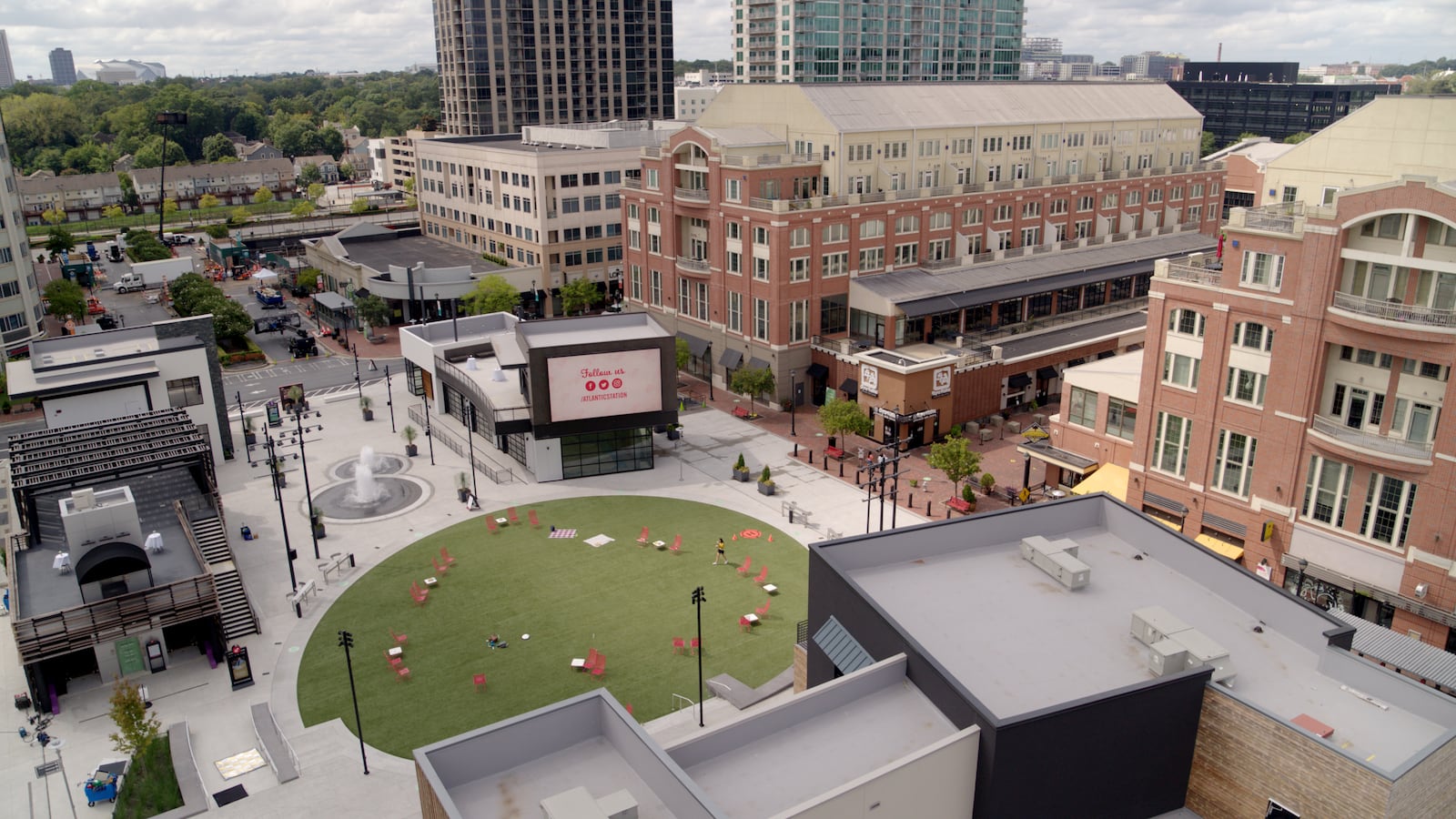 A rendering of the space at Atlantic Station where Atlanta Breakfast Club will open.