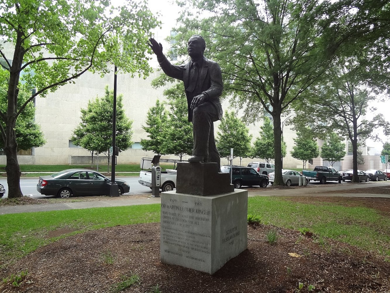 MLK statues: Charlotte