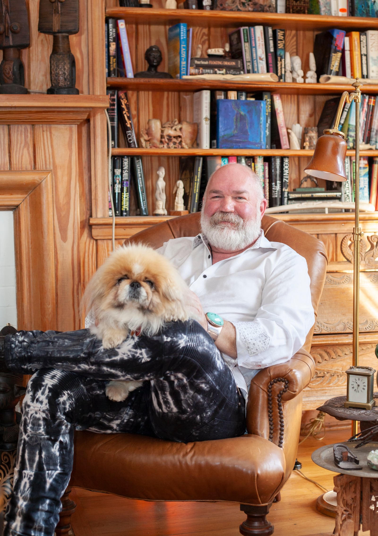 Interior designer Douglas W. Hilton, with Gizmos, purchased his Buckhead home in 2014. Text by Lori Johnston/Fast Copy News Service.