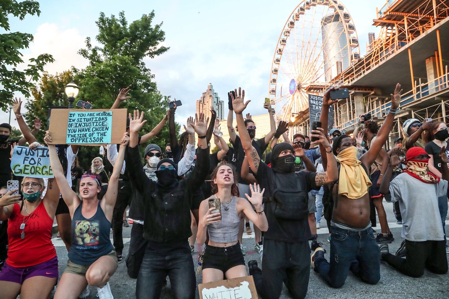 PHOTOS: Third day of protests in downtown Atlanta