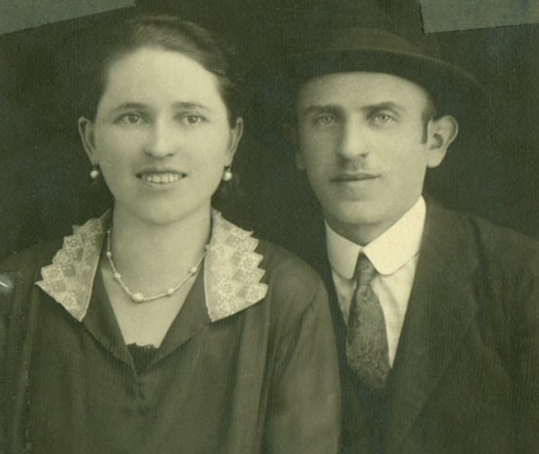 Murray Lynn's parents, Roisa, left, and Avrum, in the 1930s before the beginning of World War II.