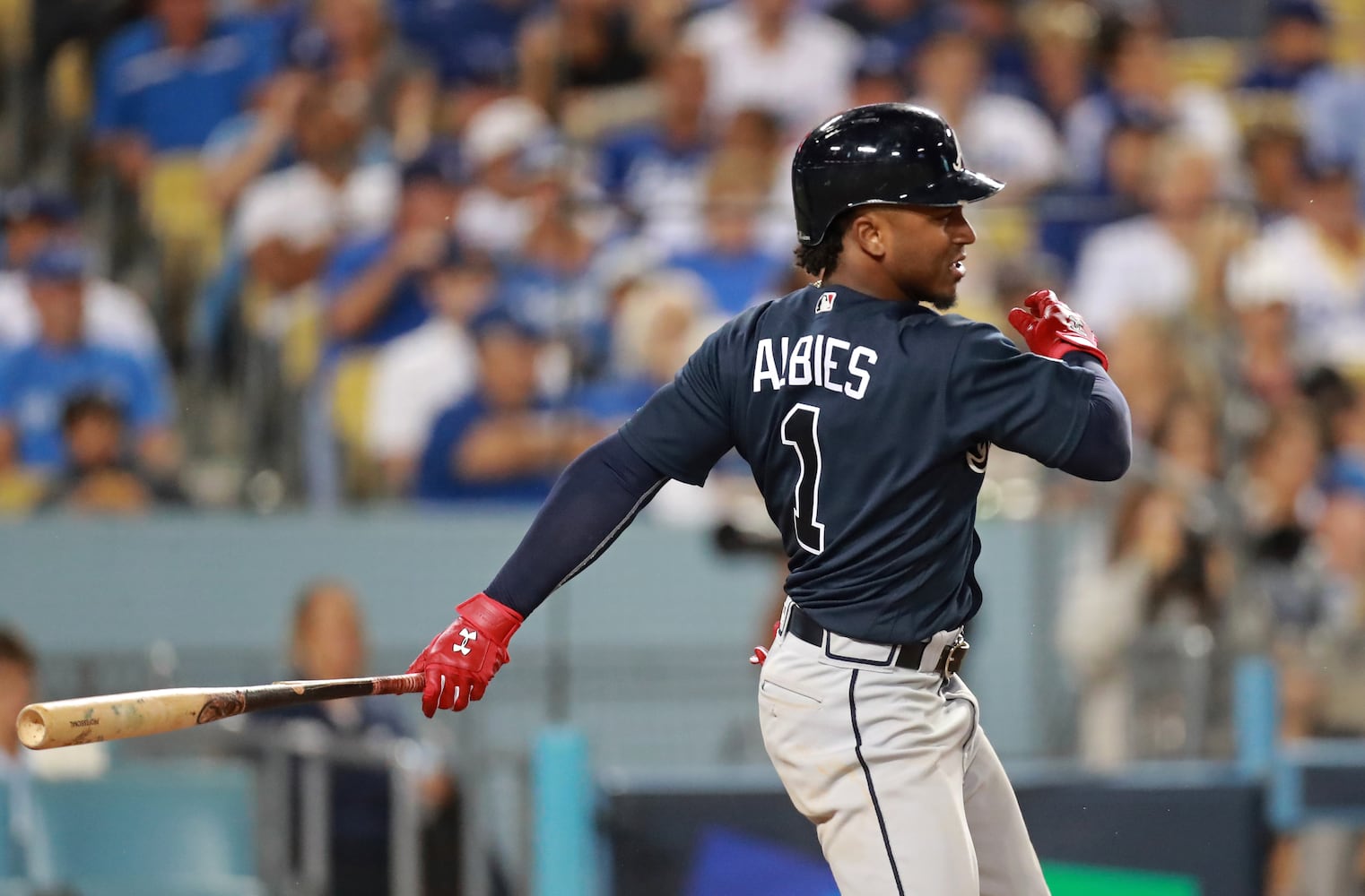 Photos: Braves fall behind Dodgers in playoffs opener